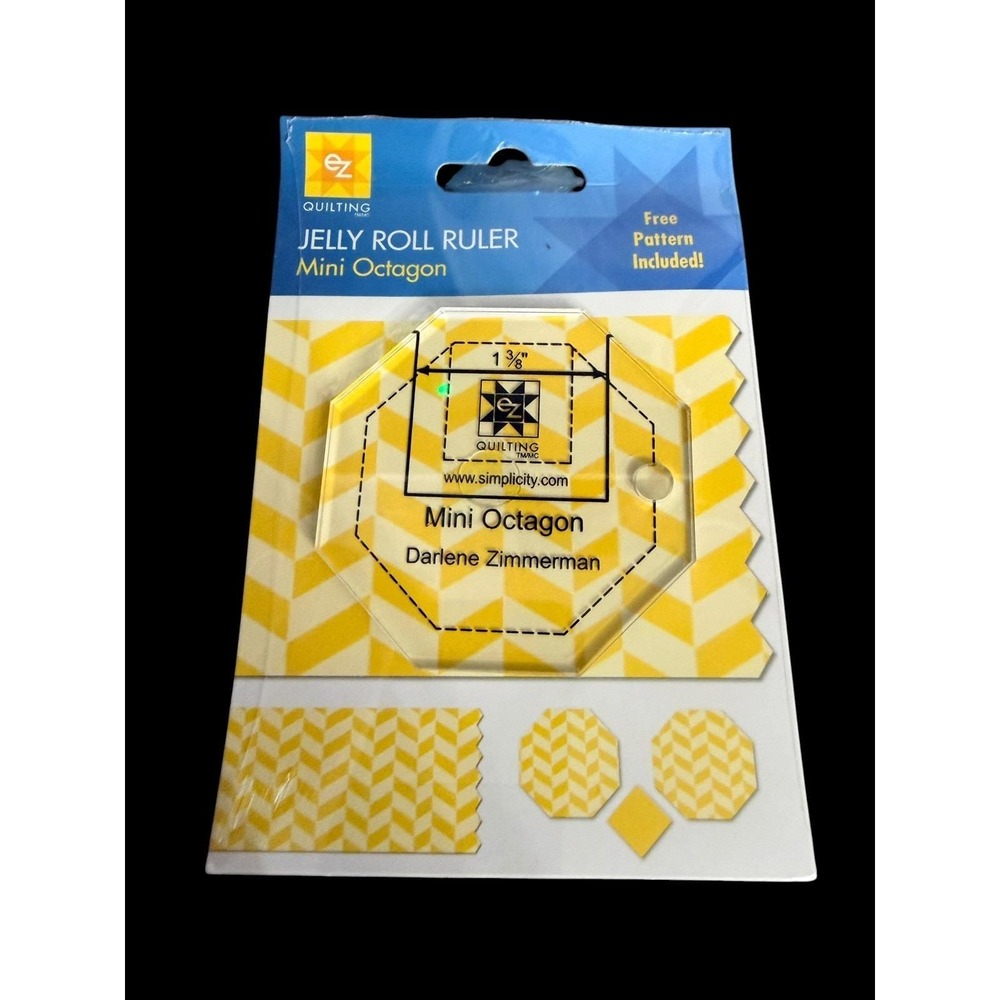 NEW EZ Quilting Jelly Roll Ruler  Mini Octagon Darlene Zimmerman 882240